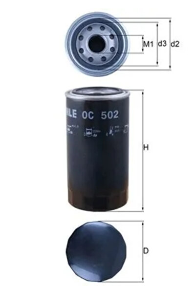 KNECHT Filtru Ulei Avia D-Line Daf Cf