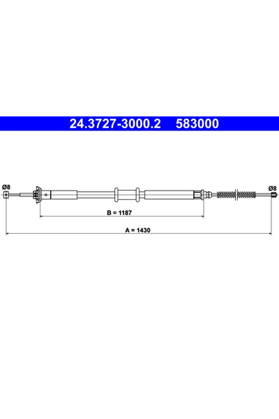 Ate Cablu Frana De Parcare Lancia Ypsilon