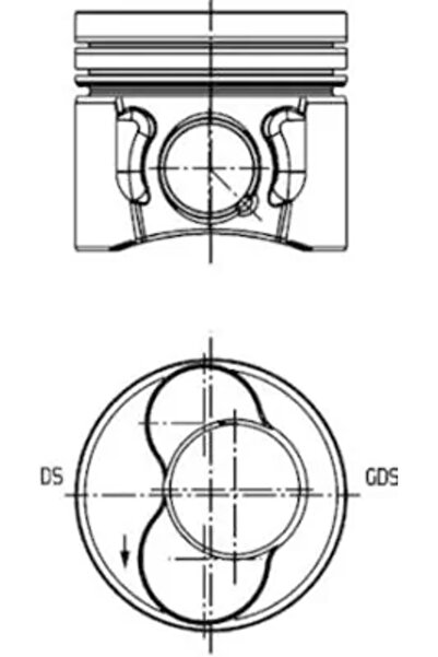 Kolbenschmidt Piston Pentru Cilindrii 3-4 Audi A3 Seat Altea/Cordoba/Ibiza 3