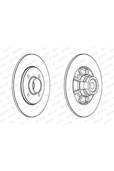 FERODO Disc Brake Renault 19 1/19 2/Clio 1