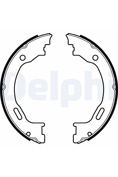 DELPHİ Set Saboti Frana Frana De Mana Chrysler 300C/Pacifica Lancia Thema