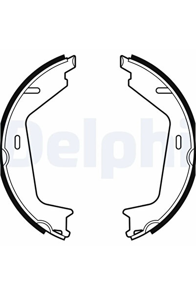 DELPHİ Brake Shoe Set Volvo XC90 1