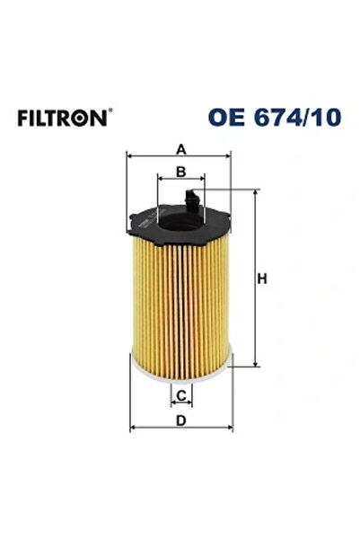 Filtron Filtru Ulei Hyundai Grand Santa Fe/Grandeur/Santa Fe 4 Kia ​​Cadenza ...