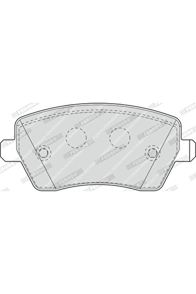 FERODO Brake Pad Set Disc Brake Dacia Duster/Logan Nissan Micra 3/Micra 4/Mic...