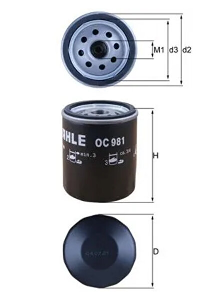 KNECHT Oil filter SKODA FAVORIT (781) 1989-1994
