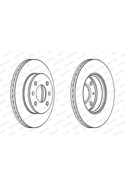 FERODO Hyundai Getz Brake Disc