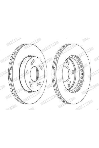 FERODO Disc Frana Acura Rsx Cupe Honda Civic 7/Civic 8 Limuzina/Cr-Z