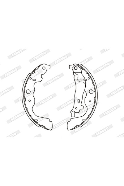 FERODO Set Saboti Frana Dacia Duster/Lodgy/Logan Mcv Nissan NP200
