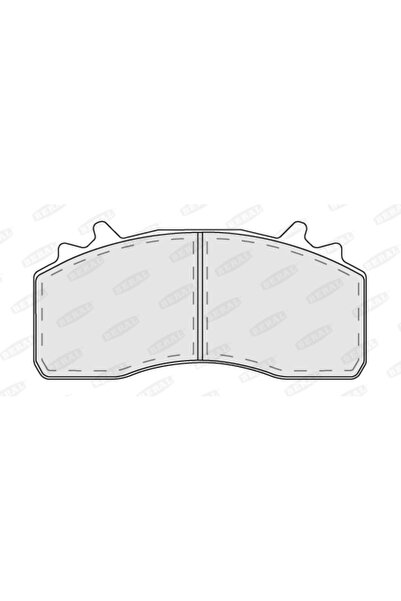 BERAL Комплект спирачни накладки за дискови спирачки Mercedes-Benz Actros MP4...