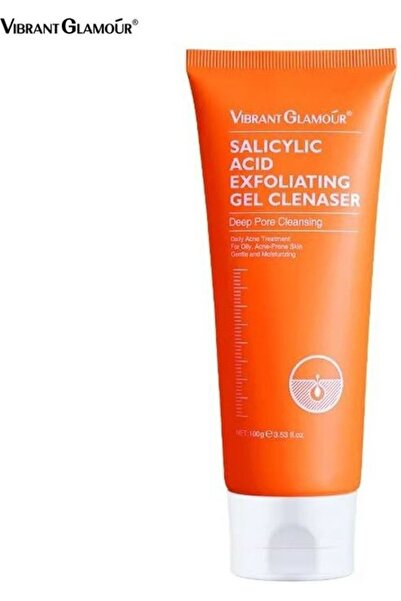 Vibrant Glamour غسول الوجه بحمض الساليسيليك - منظف عميق ومرطب للوجه - يقلل ال...