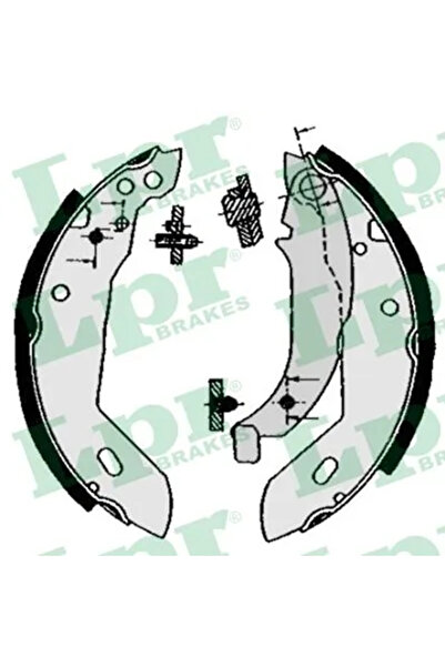 LPR Set Saboti Frana Citroen Zx Peugeot 205 1/205 2/309 1