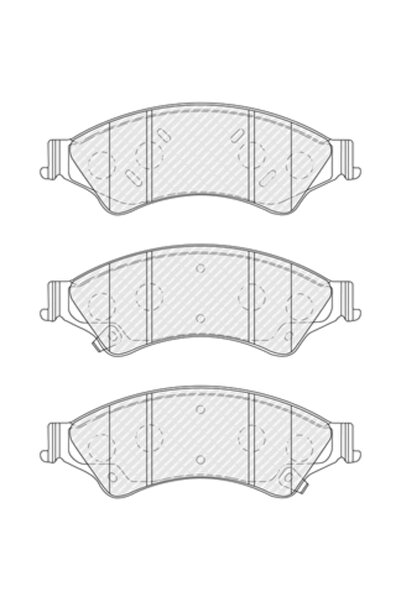 FERODO Set Placute Frana Frana Disc Ford Ranger Mazda Bt-50 2 Pick-Up