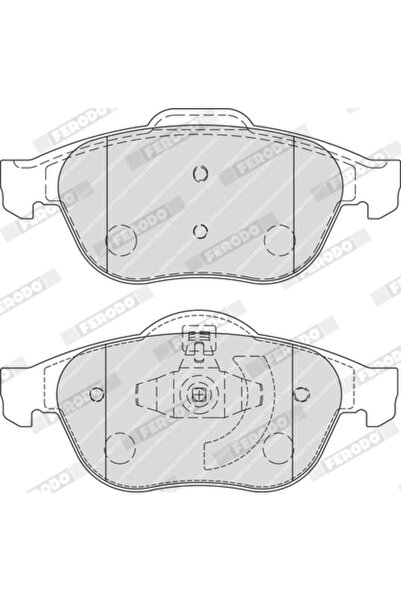 FERODO Brake Pad Set Disc Brake Renault Megane 2/Scenic 2