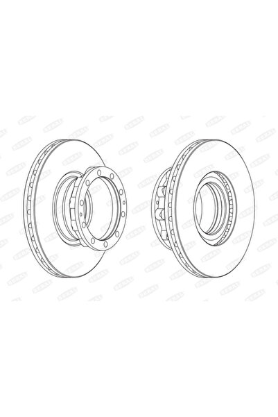 BERAL Дискови спирачки Man L2000/Tgl 1/Tgm 1