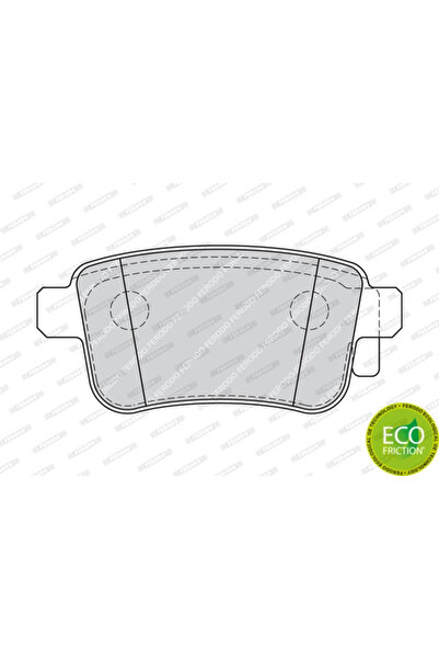 FERODO Комплект накладки дискови спирачки Mercedes-Benz Citan Van/Spacious Se...