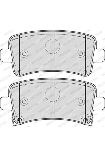 FERODO Set Placute Frana Frana Disc Opel Insignia A Saab 9-5