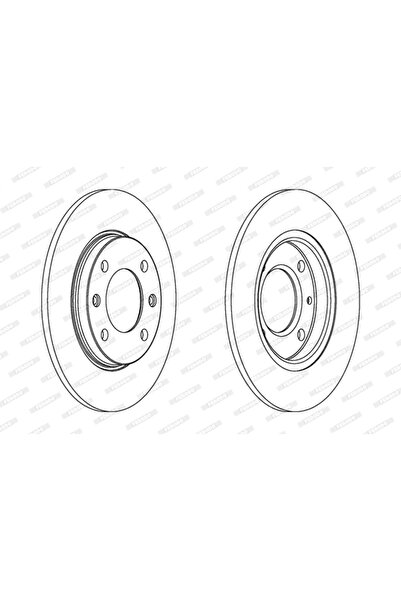 FERODO Disc Frana Citroen Saxo/Xsara/Zx Peugeot 106 2/306/309 1