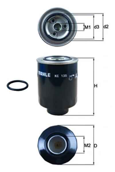 KNECHT Filtru Combustibil Ford Ranger Ford Asia & Oceania Everest