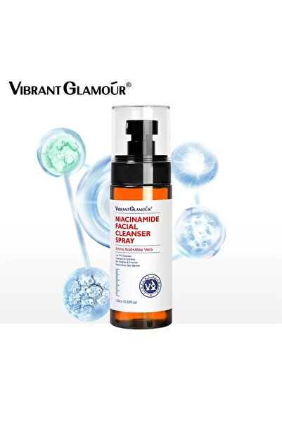 Vibrant Glamour بخاخ منظف وجه نابض بالحياة نياسيناميد بخاخ 4X بحمض أميني