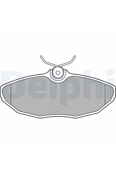 DELPHİ Комплект спирачни накладки за дискови спирачки Jaguar 10-Type 1/S-Type...