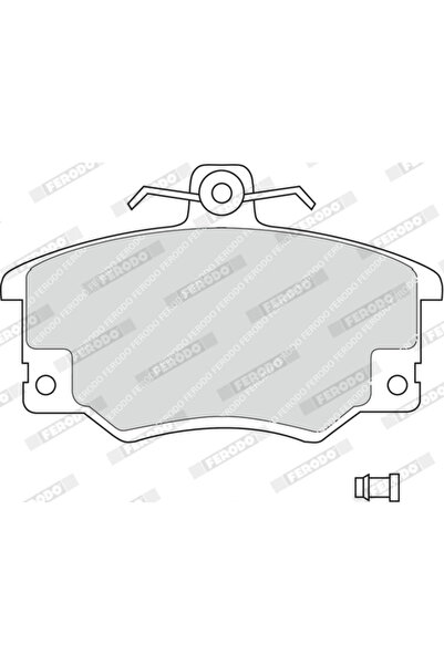 FERODO Комплект спирачни накладки за дискови спирачки Abarth Ritmo Alfa Romeo...