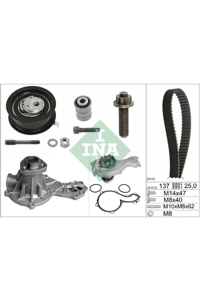 FAG Set Pompa Apa + Curea Dintata Ford Galaxy 1 Seat Alhambra/Cordoba/Ibiza 2