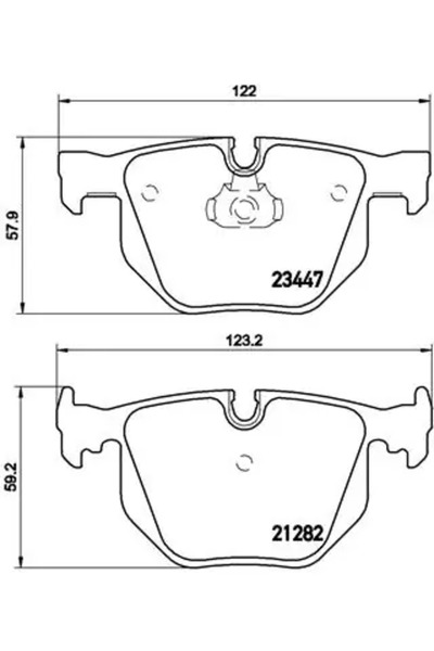 Brembo Set Placute Frana Frana Disc Bmw 7
