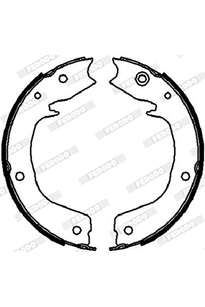 FERODO Set Saboti Frana Frana De Mana Mitsubishi Pajero 2/Pajero 3/Pajero 4