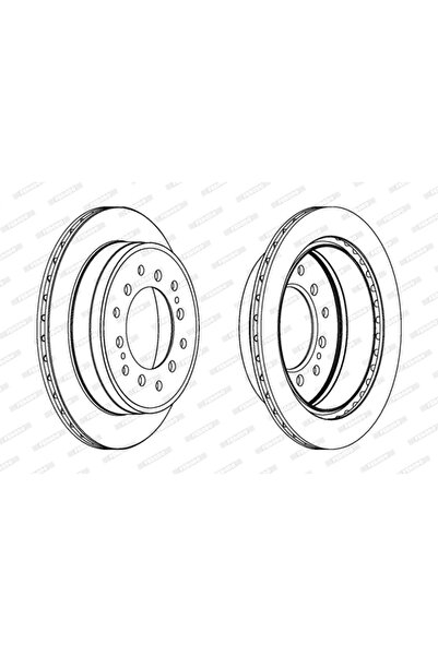 FERODO Disc Brake Lexus Gx Toyota 4 Runner 4/Fj Cruiser/Land Cruiser