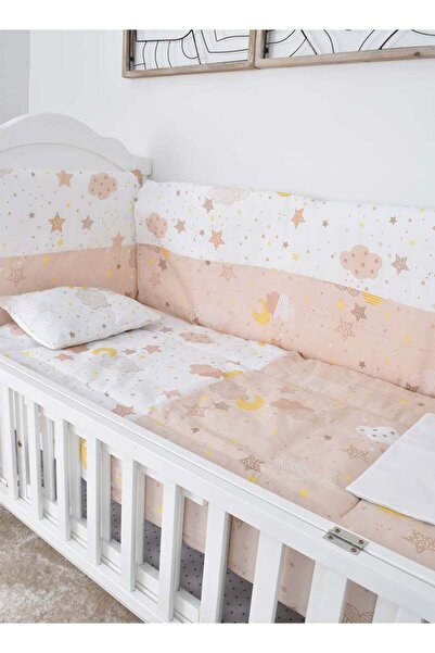 Fun Moment مجموعة من 4 قطع من أغطية سرير الأطفال مع أقسام