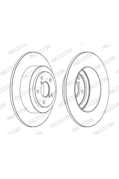 FERODO Disc Brake Subaru Forester/Impreza/Legacy 3