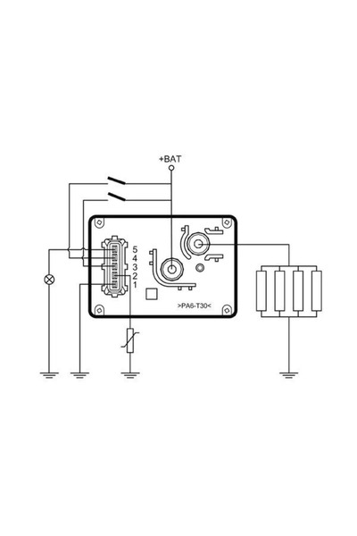 MAHLE Glow plug control unit CITROËN ZX Break 1993-1997 MHG 54