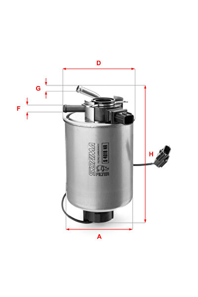 SOFIMA Filtru Combustibil Nissan Navara NP300/Pathfinder 3