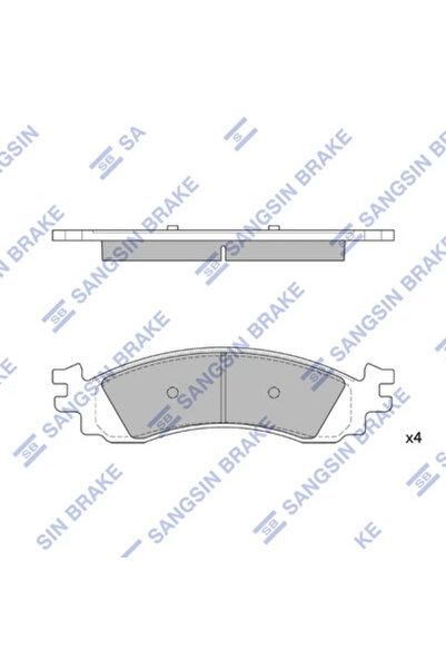 Hİ-Q Set Placute Frana Frana Disc Ford Usa Explorer