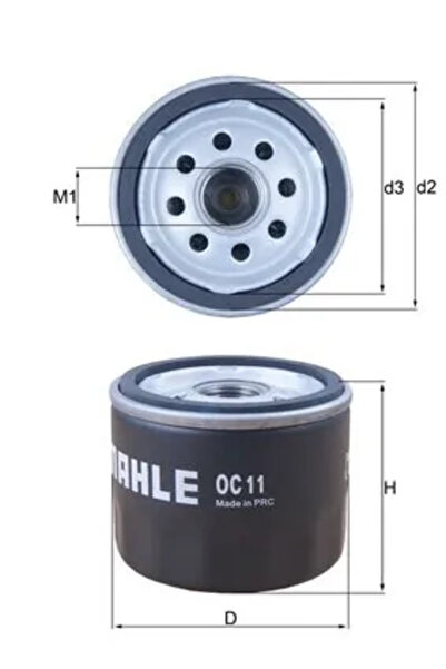 KNECHT Oil filter ALPINE 1600 1969-1975 OC 11