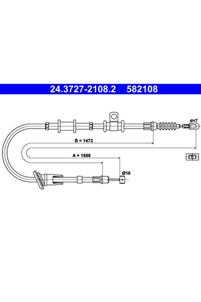 Ate Cablu Frana De Parcare Mitsubishi Carisma