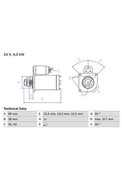 Bosch Starter Man Foc/G90/Hocl