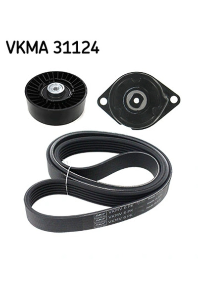 SKF V-ribbed belt set VW TRANSPORTER T4 body (70A 70H 7DA 7DH) 1990-2003