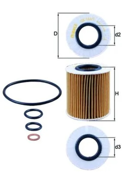 KNECHT Filtru Ulei Bmw 1/3/5 2000-2015