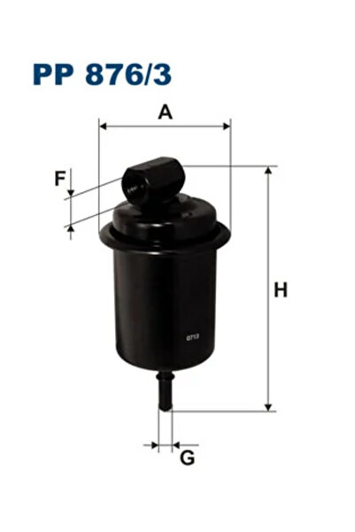 Filtron Filtru Combustibil Hyundai Atos (mx) 2003-2010 Benzina