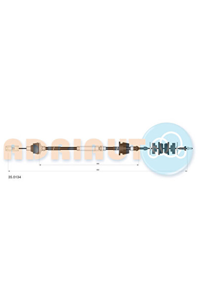 Adriauto Cablu Ambreiaj Peugeot 406