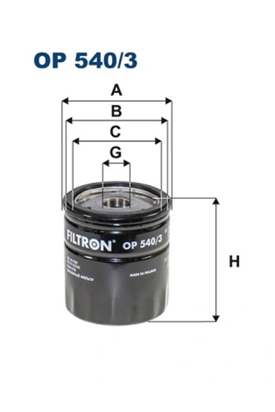 Filtron Filtru Ulei Alfa Romeo Giulietta/Mito Citroen C5 Aircross/Jumper 2 Bu...