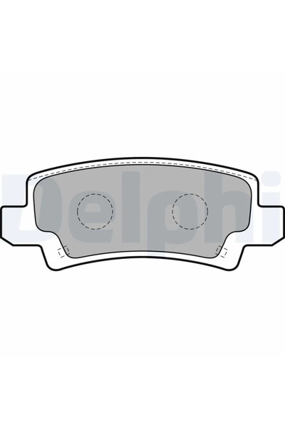 DELPHİ Set Placute Frana Frana Disc Toyota Corolla