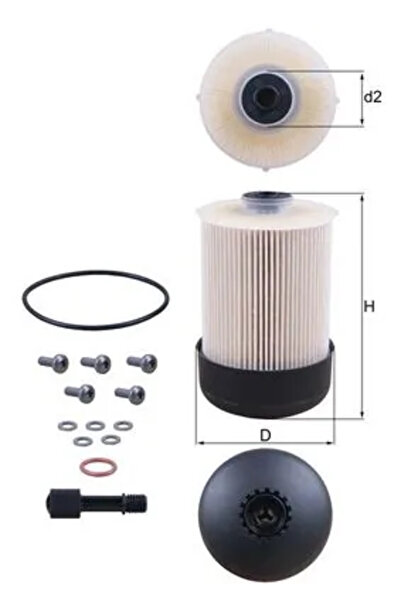 KNECHT Filtru Combustibil Mercedes-Benz 10-Class Nissan Navara NP300/NV400 Ca...
