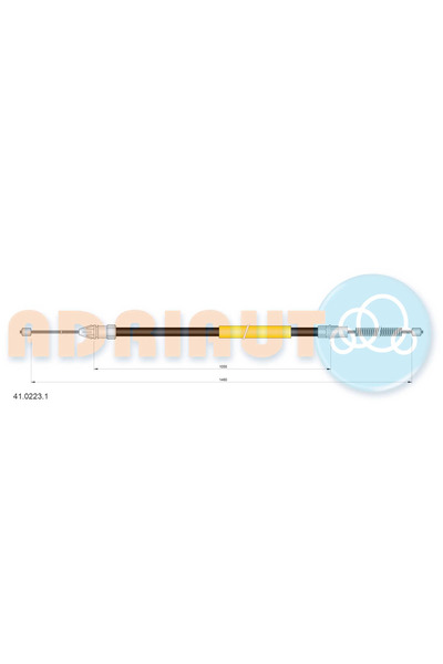 Adriauto Cablu Frana De Parcare Spate Dreapta Renault Twingo 1