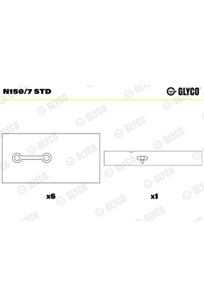 GLYCO Bucsi Ax Cu Came Liaz Bus 5256 Man Cla/Foc/L2000