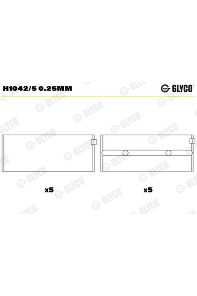 GLYCO Cuzineti Arbore Cotit Renault 11/12/18 Volvo 340-360/66
