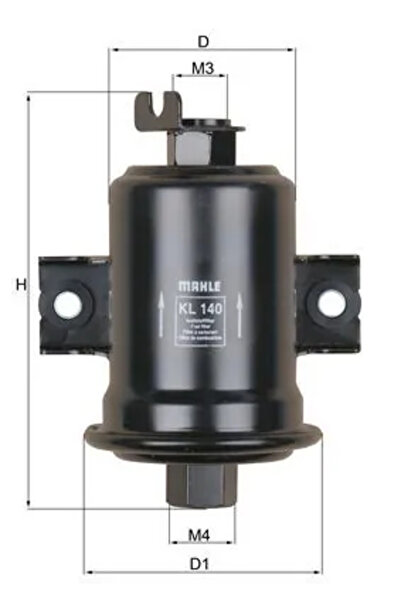 KNECHT Filtru Combustibil Toyota Corolla/Sprinter Carib/Starlet