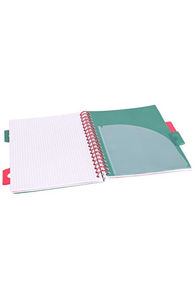 Strigo Spiral notebook and dividers Project Book DRAGON B5, mathematics, 200 pg, cardboard covers PADS072