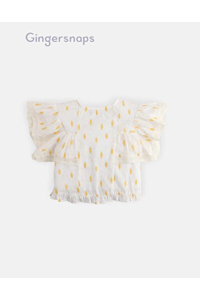 Gingersnaps Girls Printed Butterfly Top